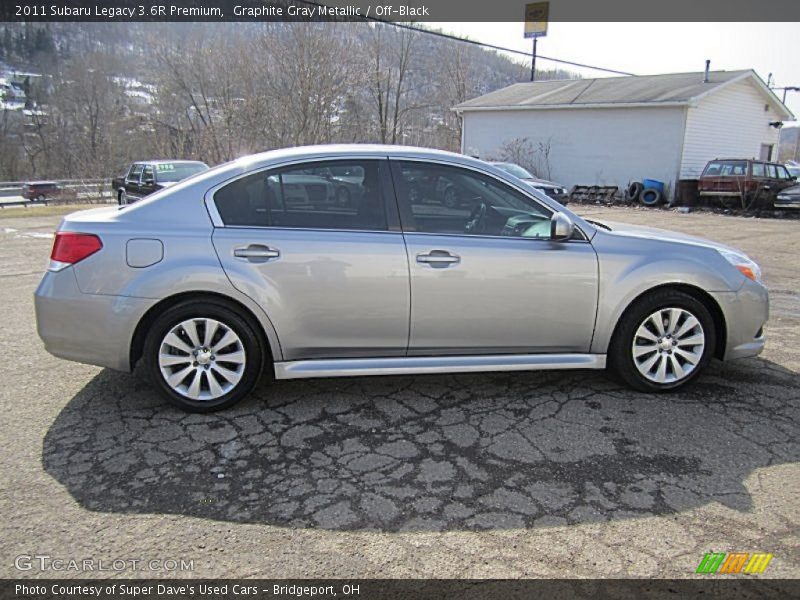 Graphite Gray Metallic / Off-Black 2011 Subaru Legacy 3.6R Premium