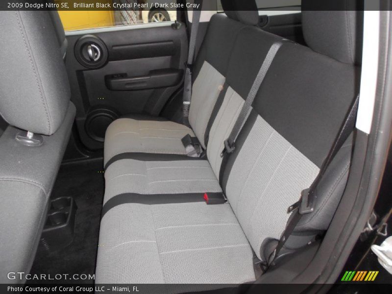 Brilliant Black Crystal Pearl / Dark Slate Gray 2009 Dodge Nitro SE