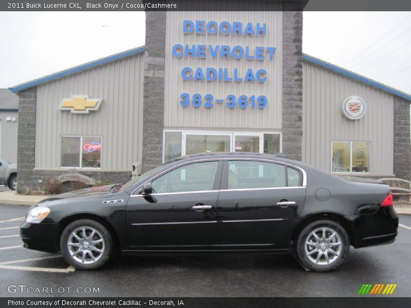 Black Onyx / Cocoa/Cashmere 2011 Buick Lucerne CXL