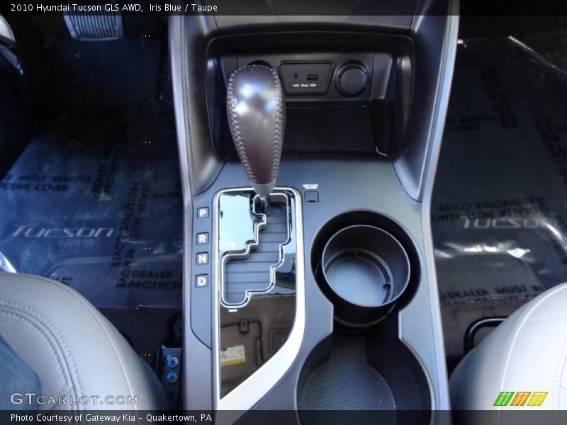 Iris Blue / Taupe 2010 Hyundai Tucson GLS AWD