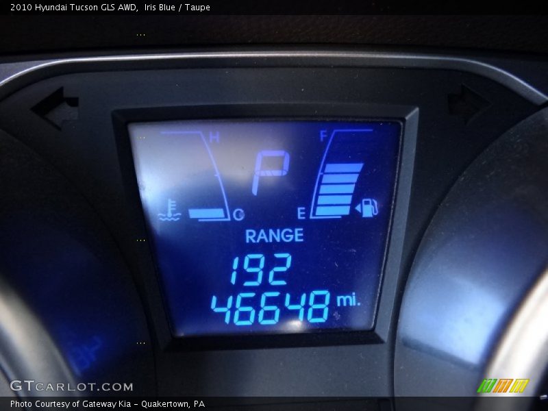 Iris Blue / Taupe 2010 Hyundai Tucson GLS AWD