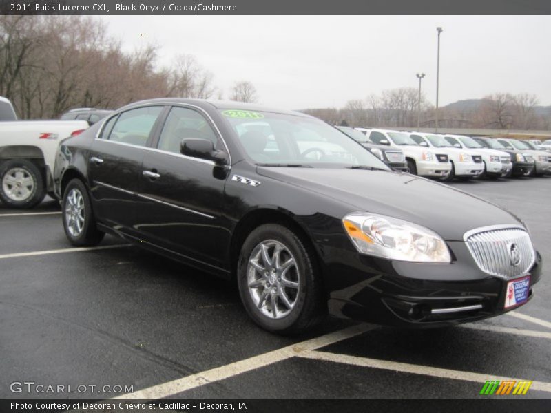 Black Onyx / Cocoa/Cashmere 2011 Buick Lucerne CXL