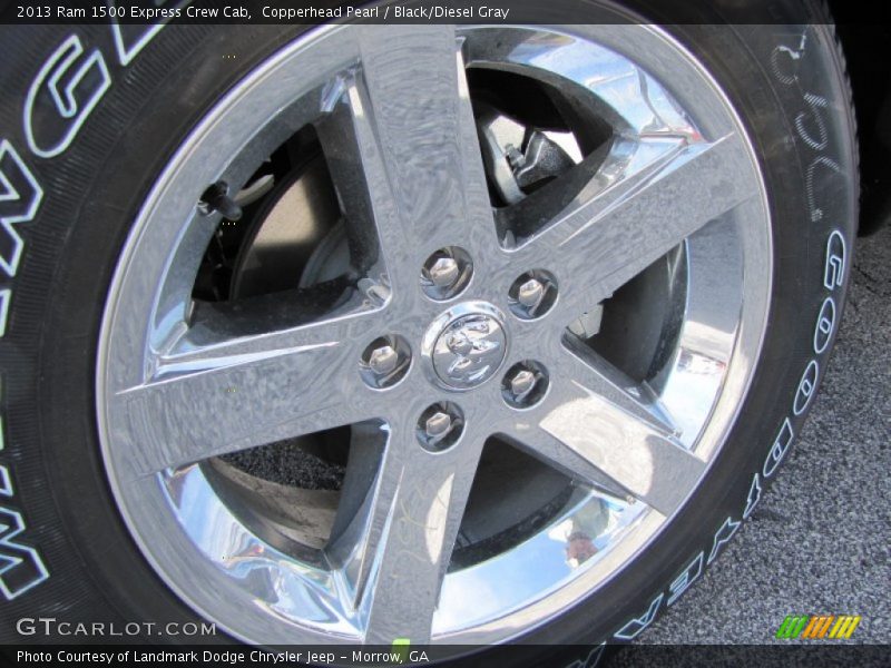 Copperhead Pearl / Black/Diesel Gray 2013 Ram 1500 Express Crew Cab