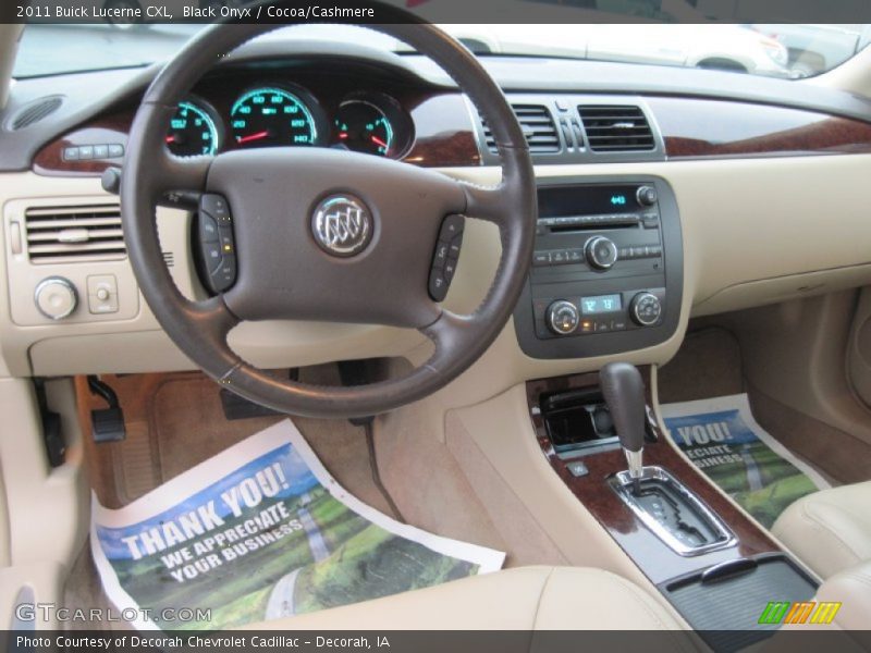Black Onyx / Cocoa/Cashmere 2011 Buick Lucerne CXL
