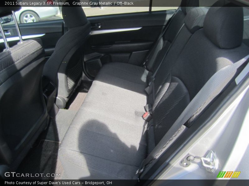 Graphite Gray Metallic / Off-Black 2011 Subaru Legacy 3.6R Premium