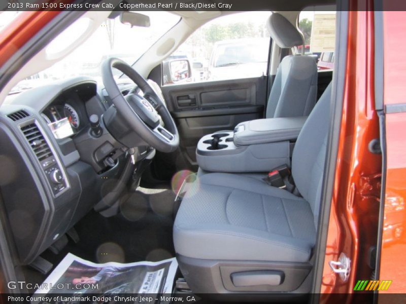  2013 1500 Express Crew Cab Black/Diesel Gray Interior