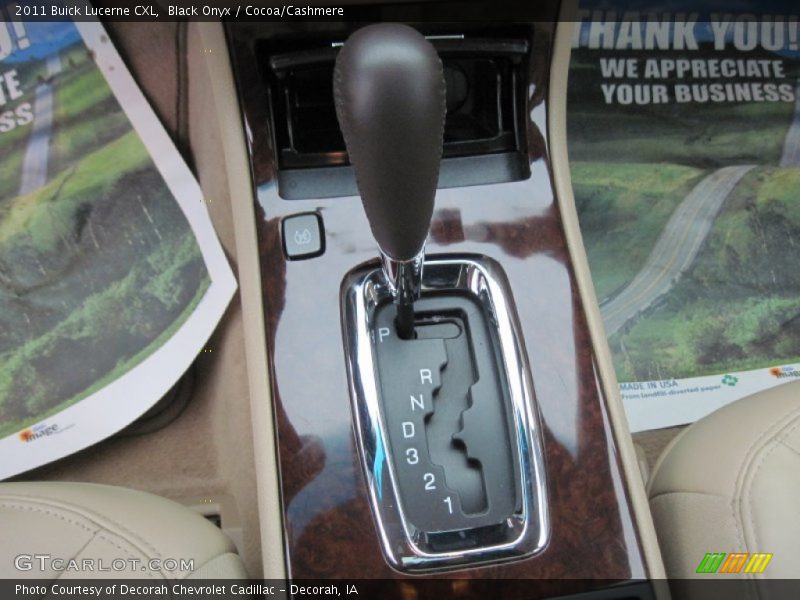 Black Onyx / Cocoa/Cashmere 2011 Buick Lucerne CXL