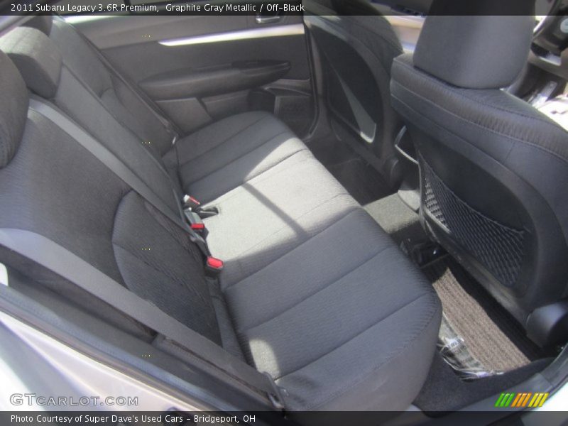 Graphite Gray Metallic / Off-Black 2011 Subaru Legacy 3.6R Premium