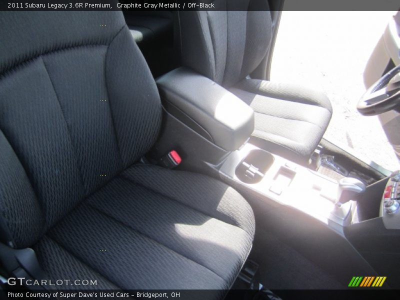 Graphite Gray Metallic / Off-Black 2011 Subaru Legacy 3.6R Premium