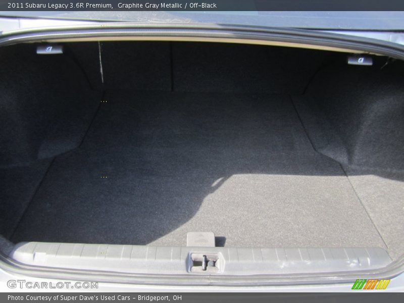 Graphite Gray Metallic / Off-Black 2011 Subaru Legacy 3.6R Premium