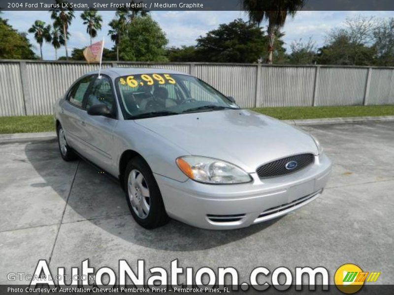 Silver Frost Metallic / Medium Graphite 2004 Ford Taurus LX Sedan