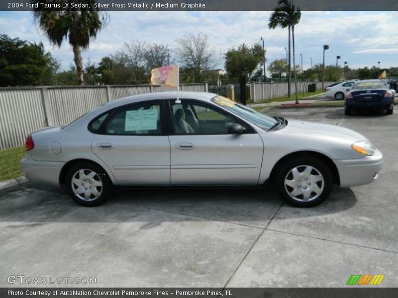 Silver Frost Metallic / Medium Graphite 2004 Ford Taurus LX Sedan