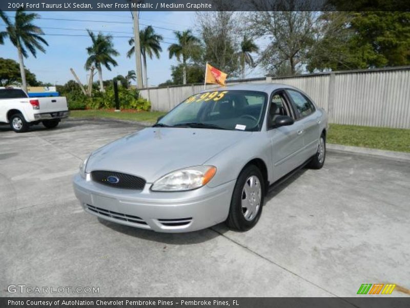 Silver Frost Metallic / Medium Graphite 2004 Ford Taurus LX Sedan