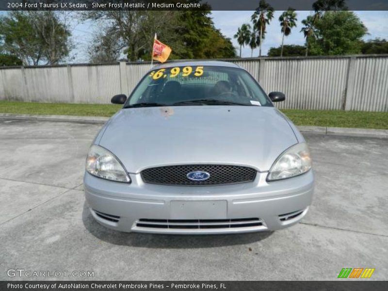 Silver Frost Metallic / Medium Graphite 2004 Ford Taurus LX Sedan