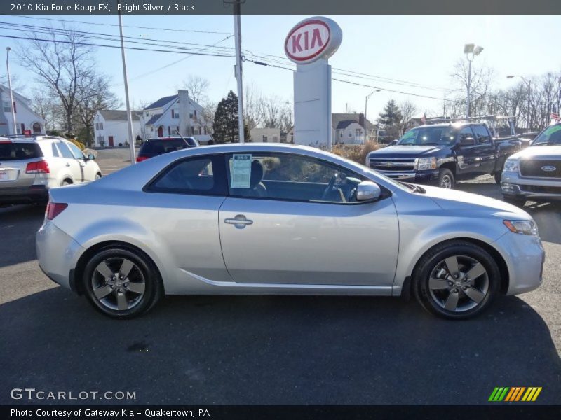 Bright Silver / Black 2010 Kia Forte Koup EX