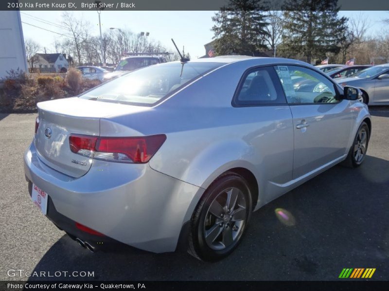 Bright Silver / Black 2010 Kia Forte Koup EX