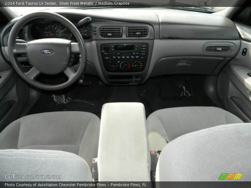 Silver Frost Metallic / Medium Graphite 2004 Ford Taurus LX Sedan