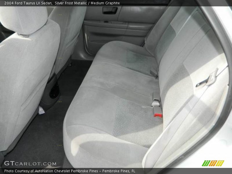 Rear Seat of 2004 Taurus LX Sedan