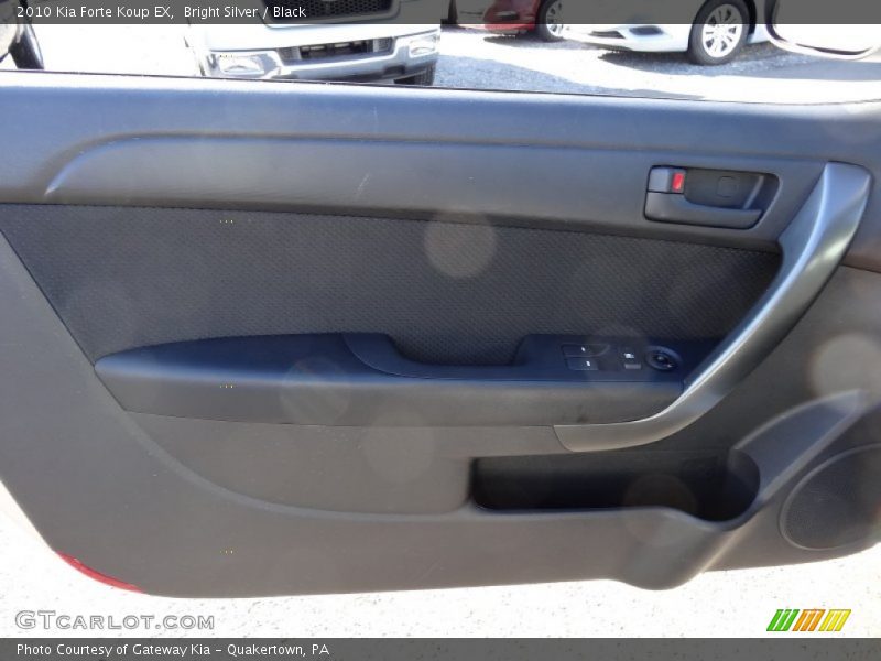 Bright Silver / Black 2010 Kia Forte Koup EX