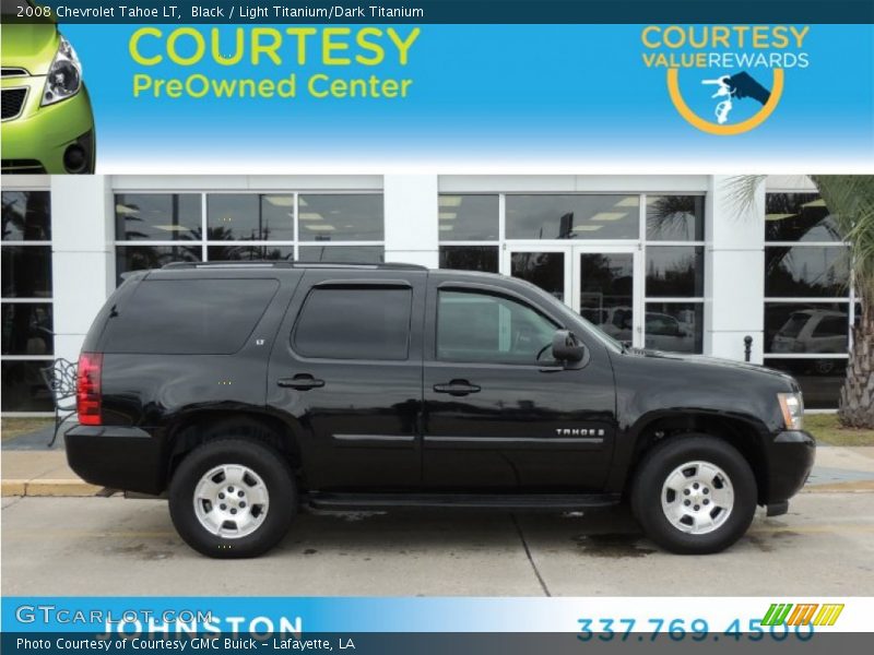 Black / Light Titanium/Dark Titanium 2008 Chevrolet Tahoe LT