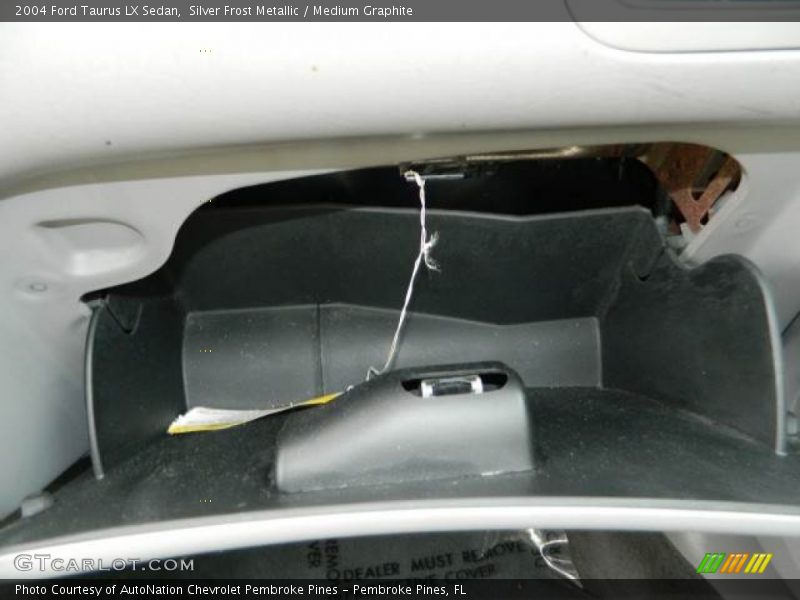 Silver Frost Metallic / Medium Graphite 2004 Ford Taurus LX Sedan