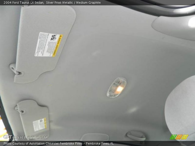 Silver Frost Metallic / Medium Graphite 2004 Ford Taurus LX Sedan