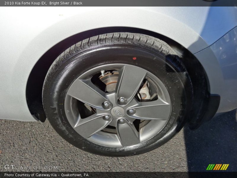 Bright Silver / Black 2010 Kia Forte Koup EX