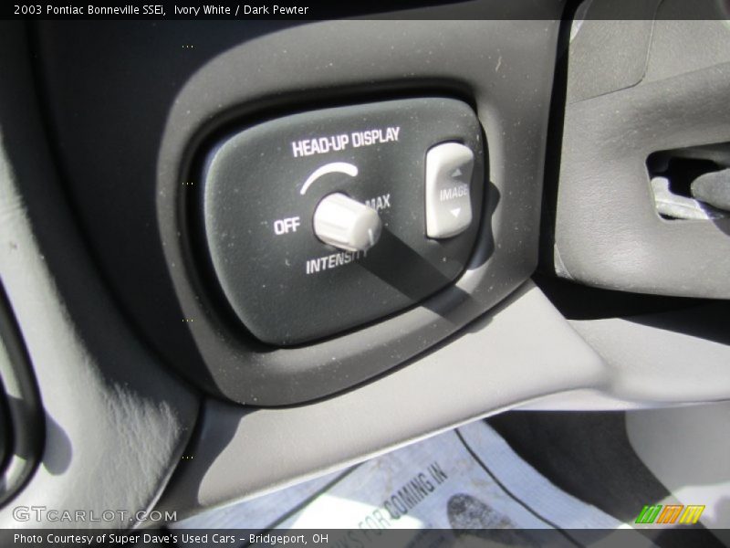 Controls of 2003 Bonneville SSEi