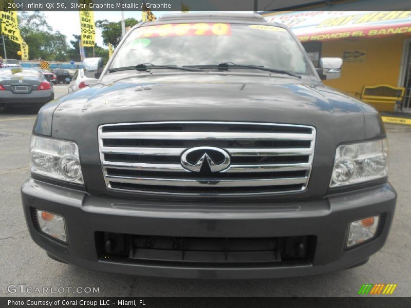 Silver Graphite Metallic / Graphite 2004 Infiniti QX 56