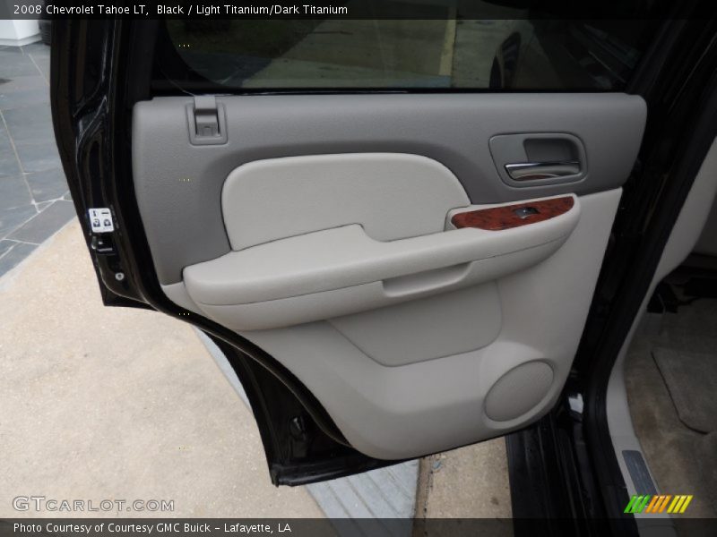 Black / Light Titanium/Dark Titanium 2008 Chevrolet Tahoe LT
