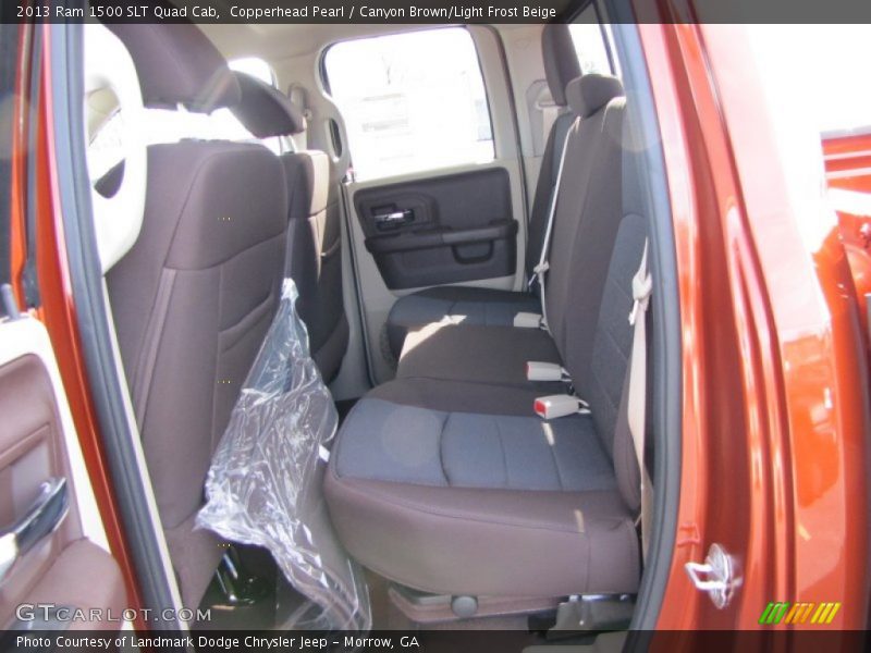 Rear Seat of 2013 1500 SLT Quad Cab