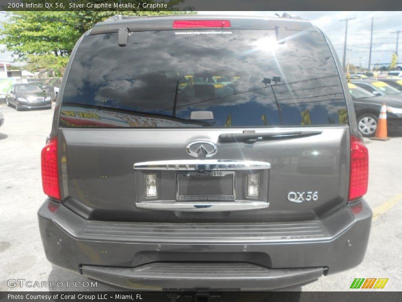 Silver Graphite Metallic / Graphite 2004 Infiniti QX 56