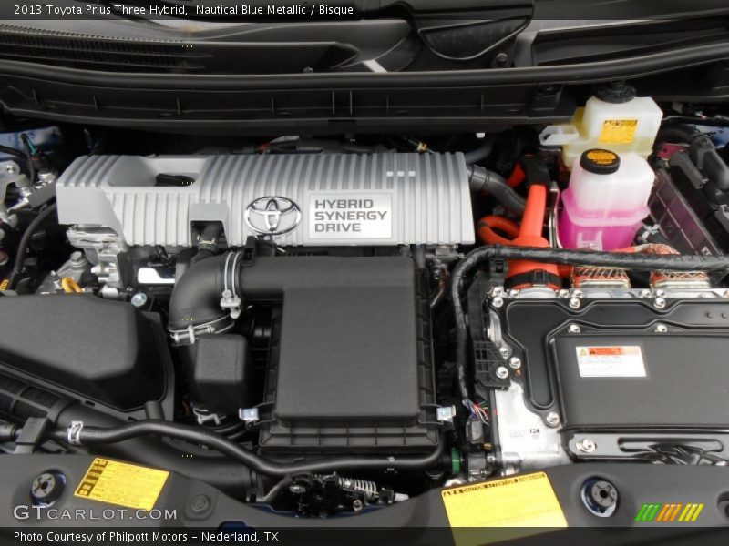  2013 Prius Three Hybrid Engine - 1.8 Liter DOHC 16-Valve VVT-i 4 Cylinder/Electric Hybrid