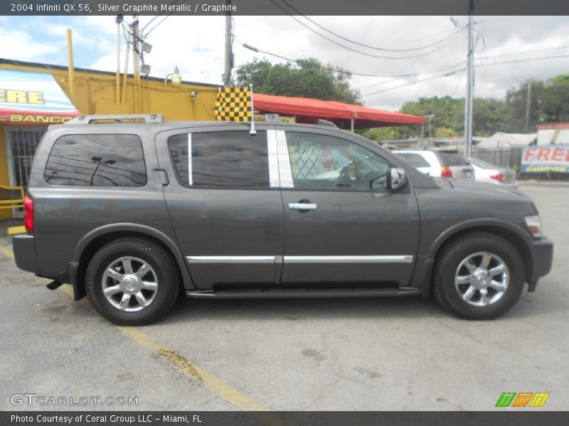Silver Graphite Metallic / Graphite 2004 Infiniti QX 56