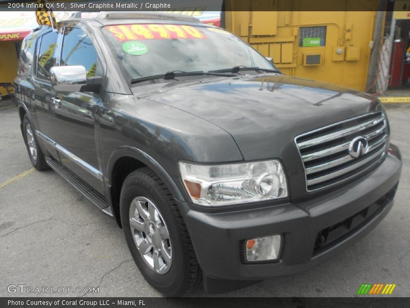 Silver Graphite Metallic / Graphite 2004 Infiniti QX 56