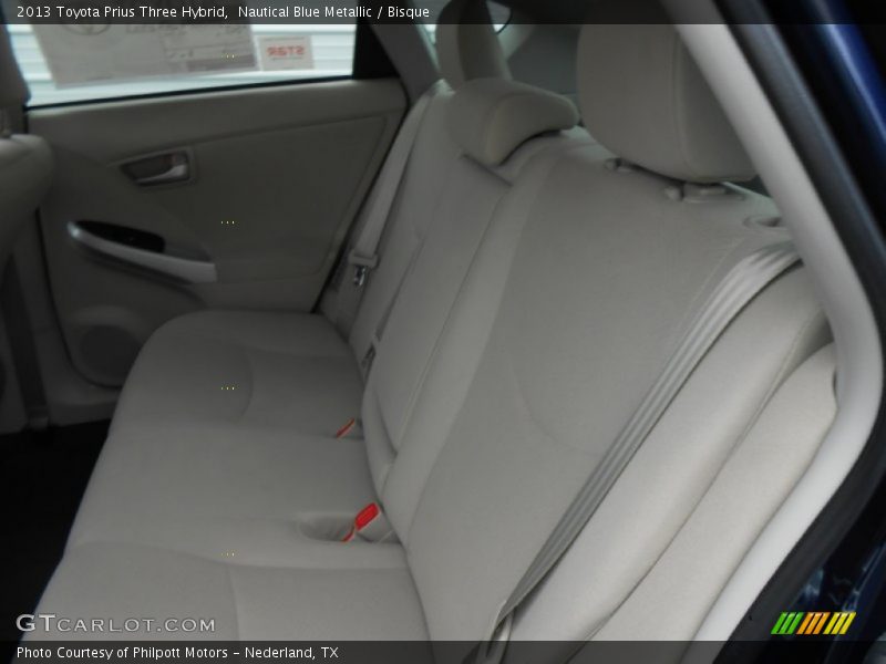 Nautical Blue Metallic / Bisque 2013 Toyota Prius Three Hybrid