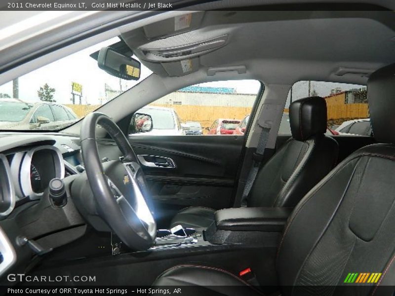 Gold Mist Metallic / Jet Black 2011 Chevrolet Equinox LT
