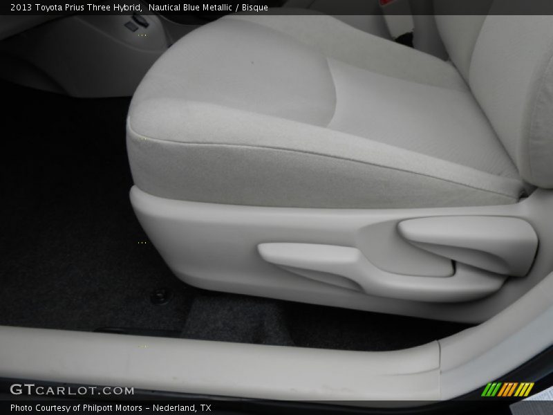 Nautical Blue Metallic / Bisque 2013 Toyota Prius Three Hybrid