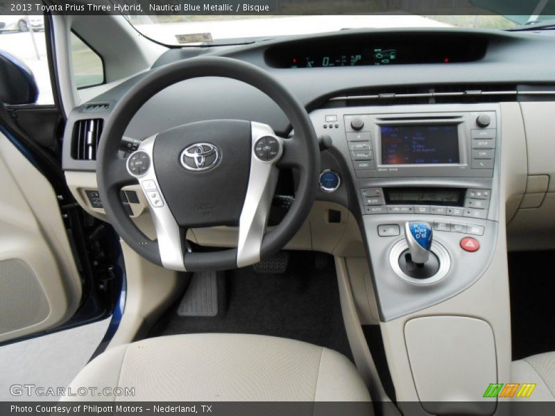 Dashboard of 2013 Prius Three Hybrid