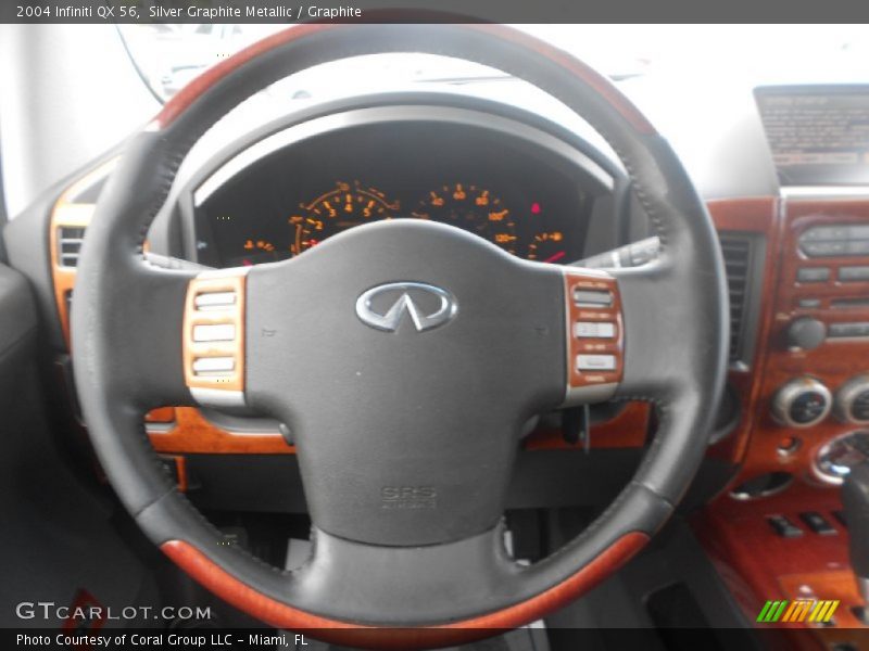 Silver Graphite Metallic / Graphite 2004 Infiniti QX 56