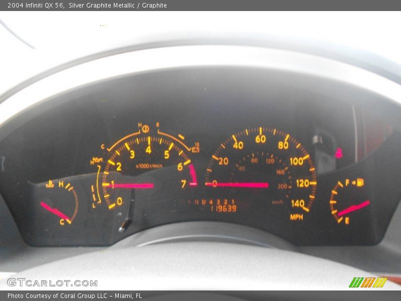 Silver Graphite Metallic / Graphite 2004 Infiniti QX 56