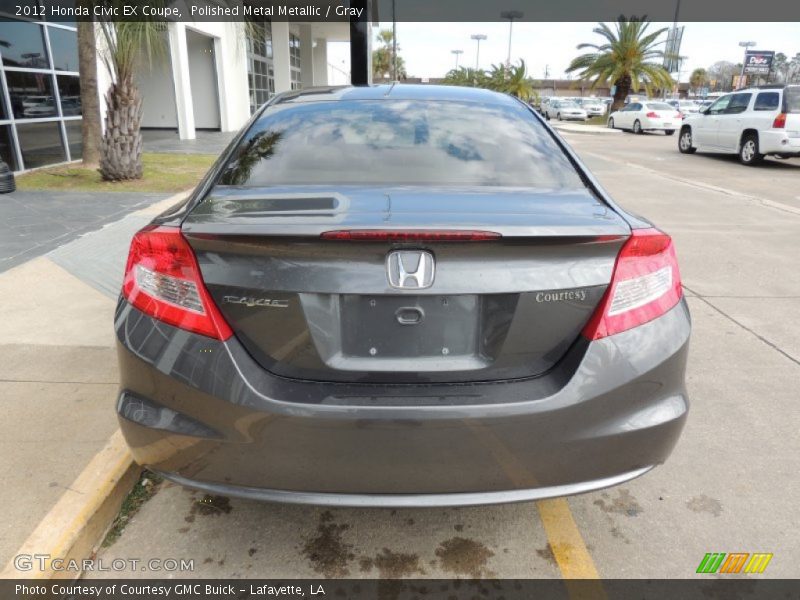 Polished Metal Metallic / Gray 2012 Honda Civic EX Coupe