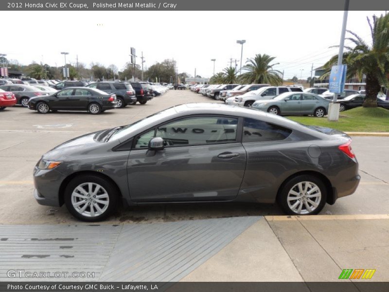 Polished Metal Metallic / Gray 2012 Honda Civic EX Coupe