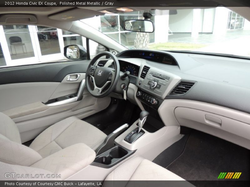 Polished Metal Metallic / Gray 2012 Honda Civic EX Coupe