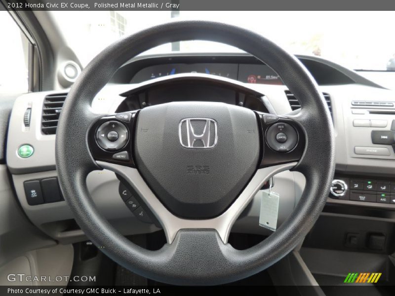 Polished Metal Metallic / Gray 2012 Honda Civic EX Coupe