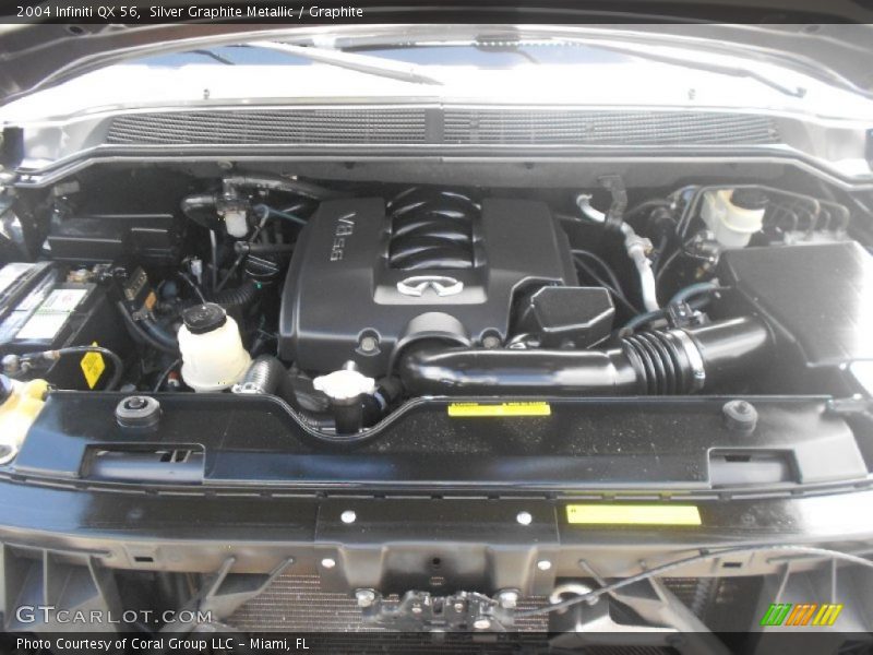 Silver Graphite Metallic / Graphite 2004 Infiniti QX 56