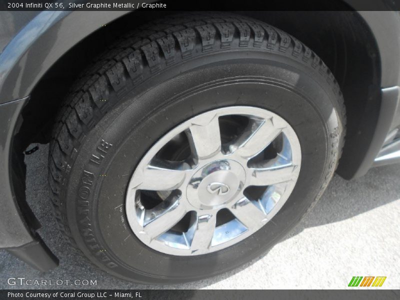 Silver Graphite Metallic / Graphite 2004 Infiniti QX 56