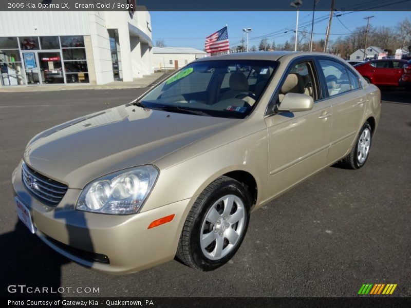 Cream Gold / Beige 2006 Kia Optima LX