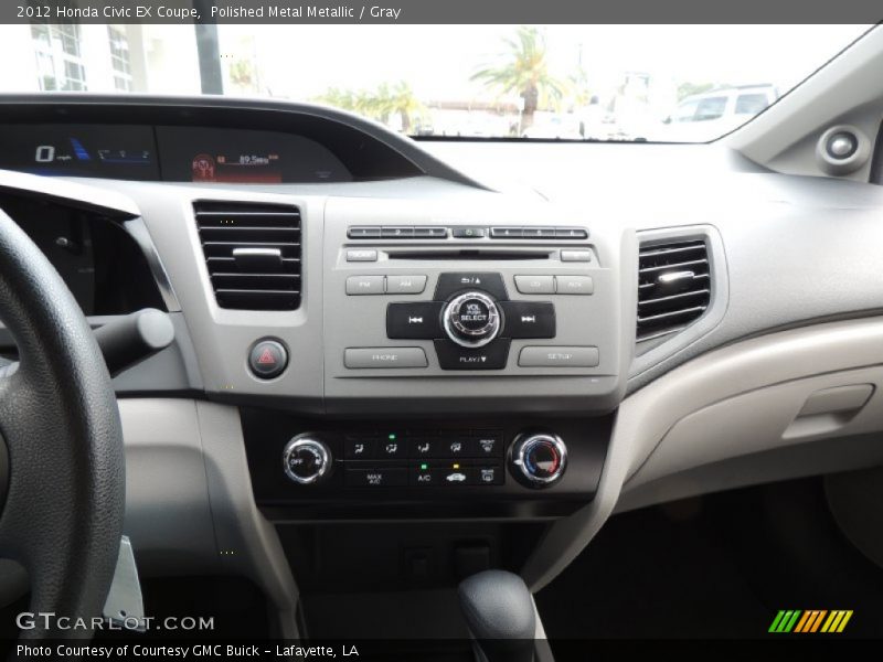 Polished Metal Metallic / Gray 2012 Honda Civic EX Coupe