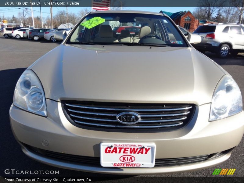 Cream Gold / Beige 2006 Kia Optima LX